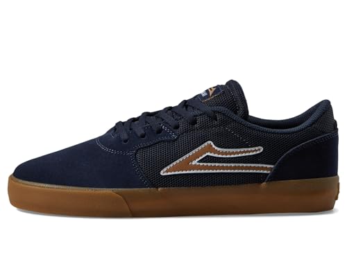 Lakai Herren Cardiff Skateschuhe - Atmungsaktive Freizeit-Sneaker, Marineblaues Wildleder, 41 EU von Lakai