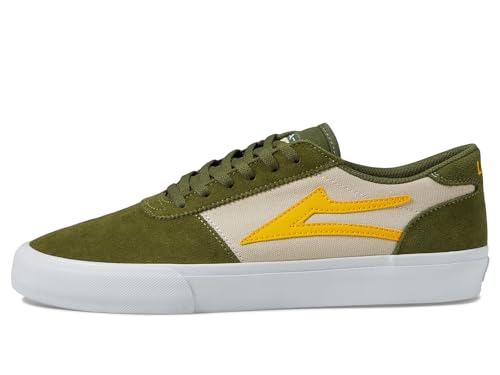 Lakai Manchester Herren Skateschuhe - Low Top Classic Sneaker, Chive Suede, 48 EU von Lakai