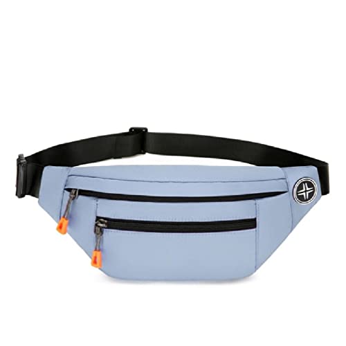 Crossbody Hüfttasche Oxford-Stoff Fanny Pack Geldbörse für Männer Frauen Große Handytasche Beutel für Reisegürtel Verstellbare Tasche Handytasche, blau von Lamala