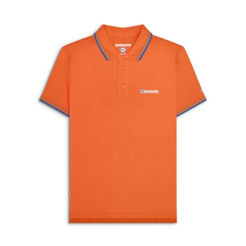 Lambretta Poloshirt Herren Orange Twin Tip XL von Lambretta