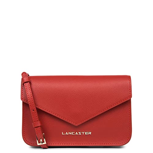 Lancaster Unisex Saffiano Signature Tasche, Rot (RED/Rojo 40) von Lancaster