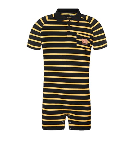 Landofgenie Onesie Pyjama Herren Kurzarm Baumwolle Strampler One Piece Bodysuit Gestreiftes Romper für Männer Schwarz 2XL Landofgenie Onesie Pyjama Herren Kurzarm Baumwolle Strampler One Piece Bodysuit Gestreiftes Romper für Männer Schwarz 2XL von Landofgenie