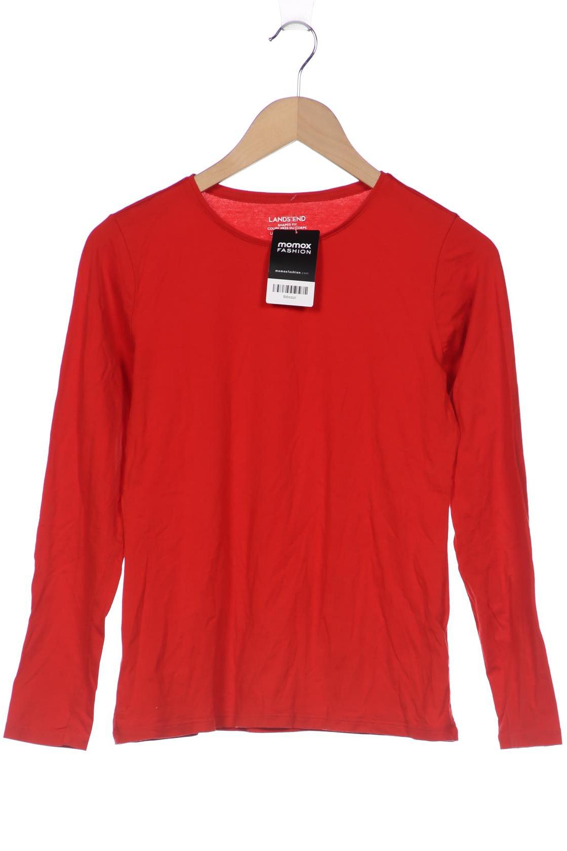 Lands End Herren Langarmshirt, rot, Gr. 46 von lands end