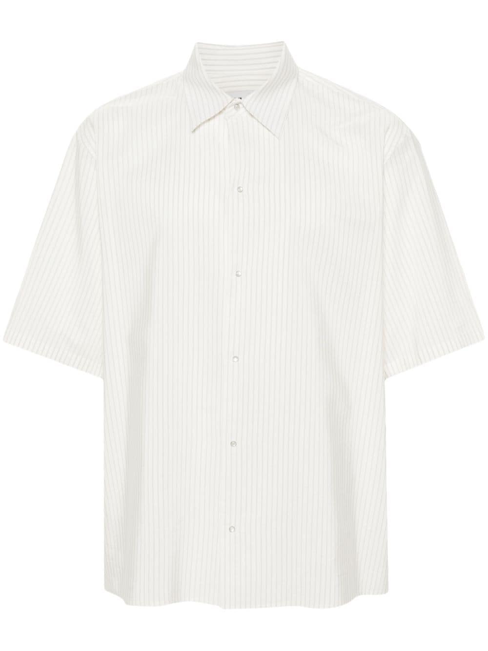 Lanvin Hemd aus Seidengemisch mit Nadelstreifen - Weiß von Lanvin