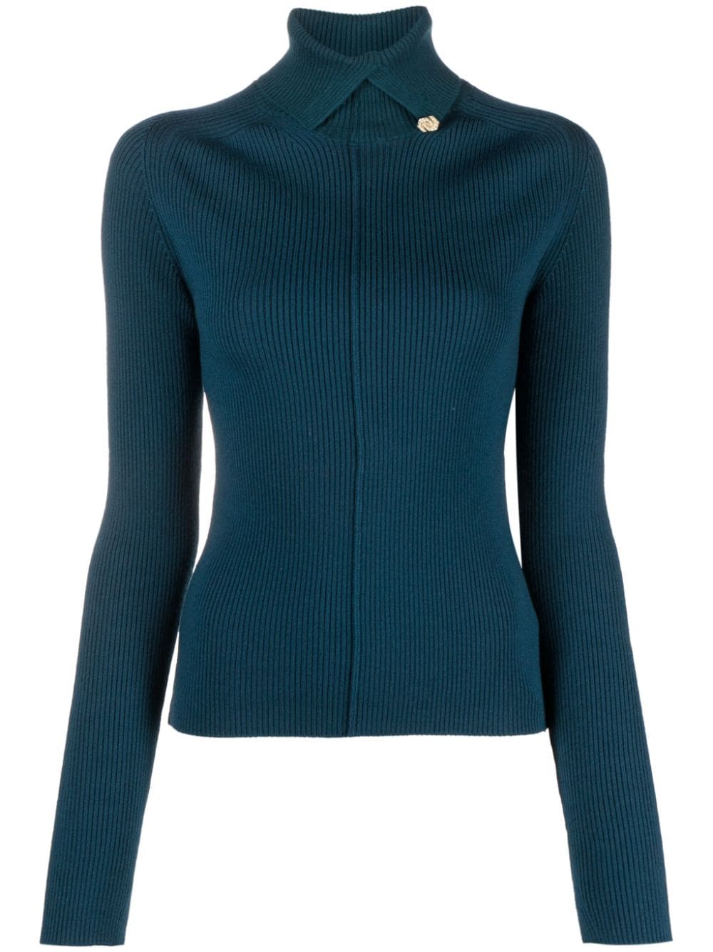 Lanvin Verzierter Rollkragenpullover - Blau von Lanvin