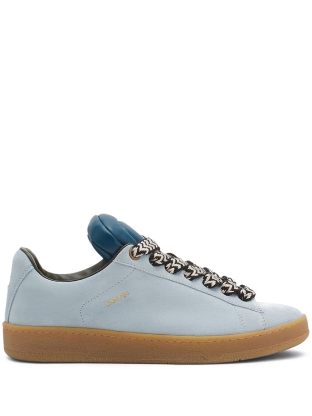 Lanvin x Future Hyper Curb Sneakers aus Wildleder - Blau von Lanvin