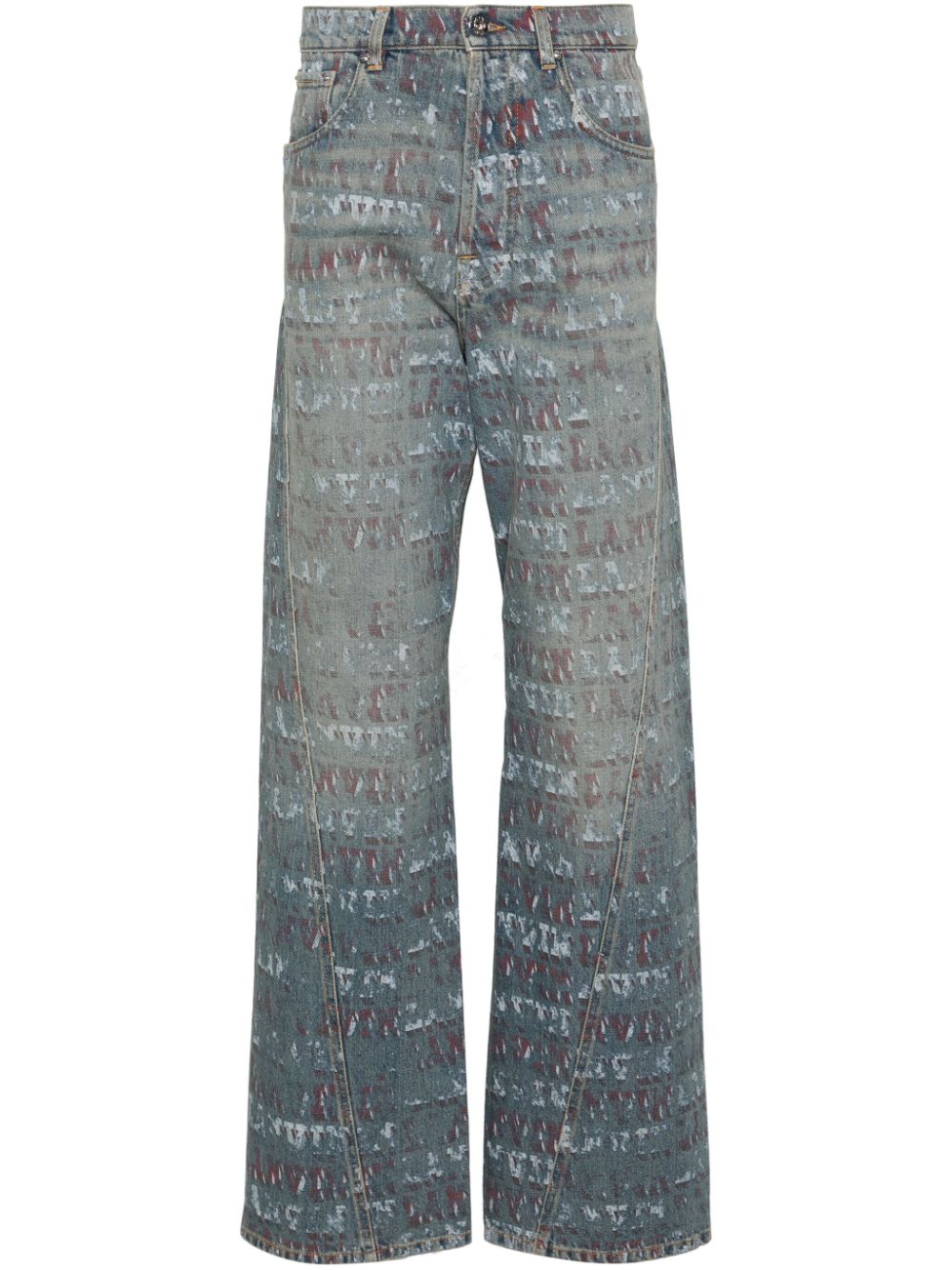 Lanvin x Future Jeans mit Logo-Print - Blau von Lanvin