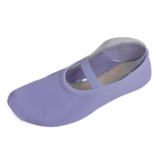 Lappade Gummisohle Trampolinschuhe, Gymnastikschuhe, Schläppchen, Turnschläppchen lila Art. 284G Gr. 24 von Lappade