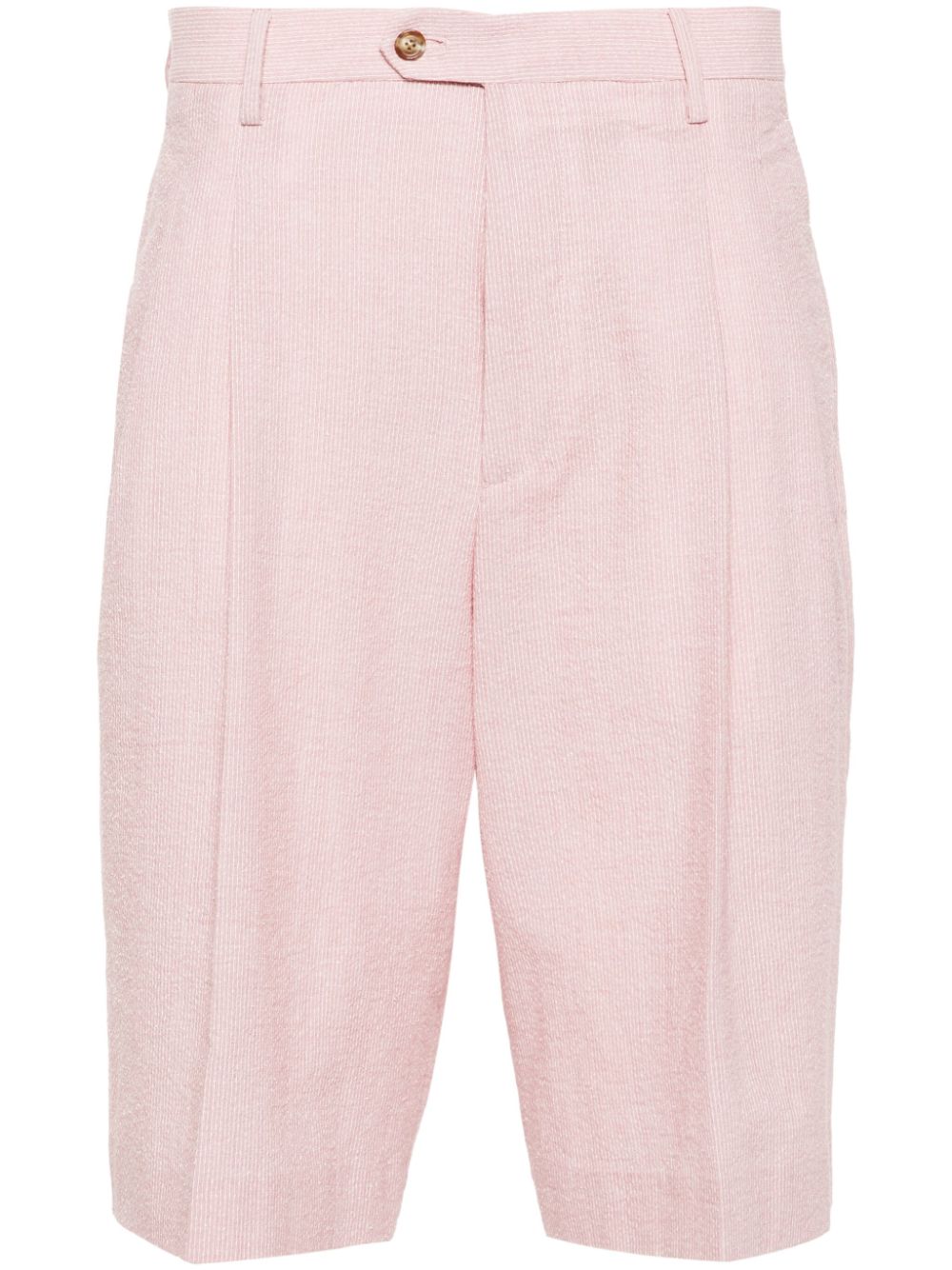 Lardini Halbhohe Bermudas mit Nadelstreifen - Rosa von Lardini