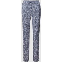 LASCANA Pyjama-Hose mit elastischem Bund Modell 'Dreams' in Blau, Größe 40-42 von Lascana