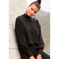 Witt Damen Strickpullover, schwarz von Lascana