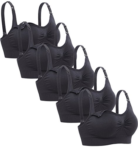 Lataly Still-BH für Damen, ohne Bügel, 5 Stück, XX-Large Lataly Still-BH für Damen, ohne Bügel, 5 Stück, XX-Large von Lataly
