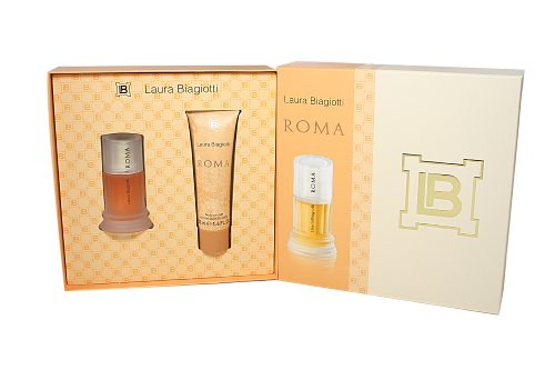 Laura Biagiotti Roma Geschenkset femme / woman, Eau de Toilette Vaporisateur / Spray 25 ml, Bodylotion 50 ml, 1er Pack (1 x 1 Set) von Laura Biagiotti