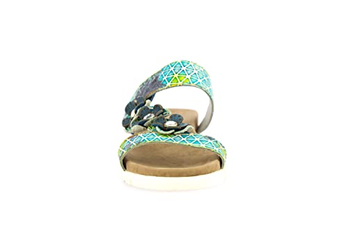 Laura Vita Damen DOCBBYO 52 Pantoletten, Türkis (Turquoise Turquoise), 35 EU von Laura Vita