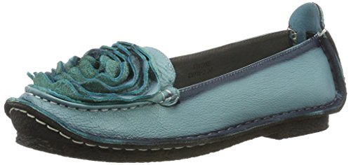 LAURA VITA Mädchen VICVIANEO Geschlossene Ballerinas, Blau (Jeans Jeans) von Laura Vita