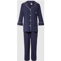 Lauren Ralph Lauren Pyjama mit Streifenmuster in Marine, Größe XS von Lauren Ralph Lauren