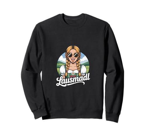 Lausmadl Dirndl Ersatz Oktoberfest Tracht Ersatz Trachten Sweatshirt Lausmadl Dirndl Ersatz Oktoberfest Tracht Ersatz Trachten Sweatshirt von Lausmadl Trachtenshirt
