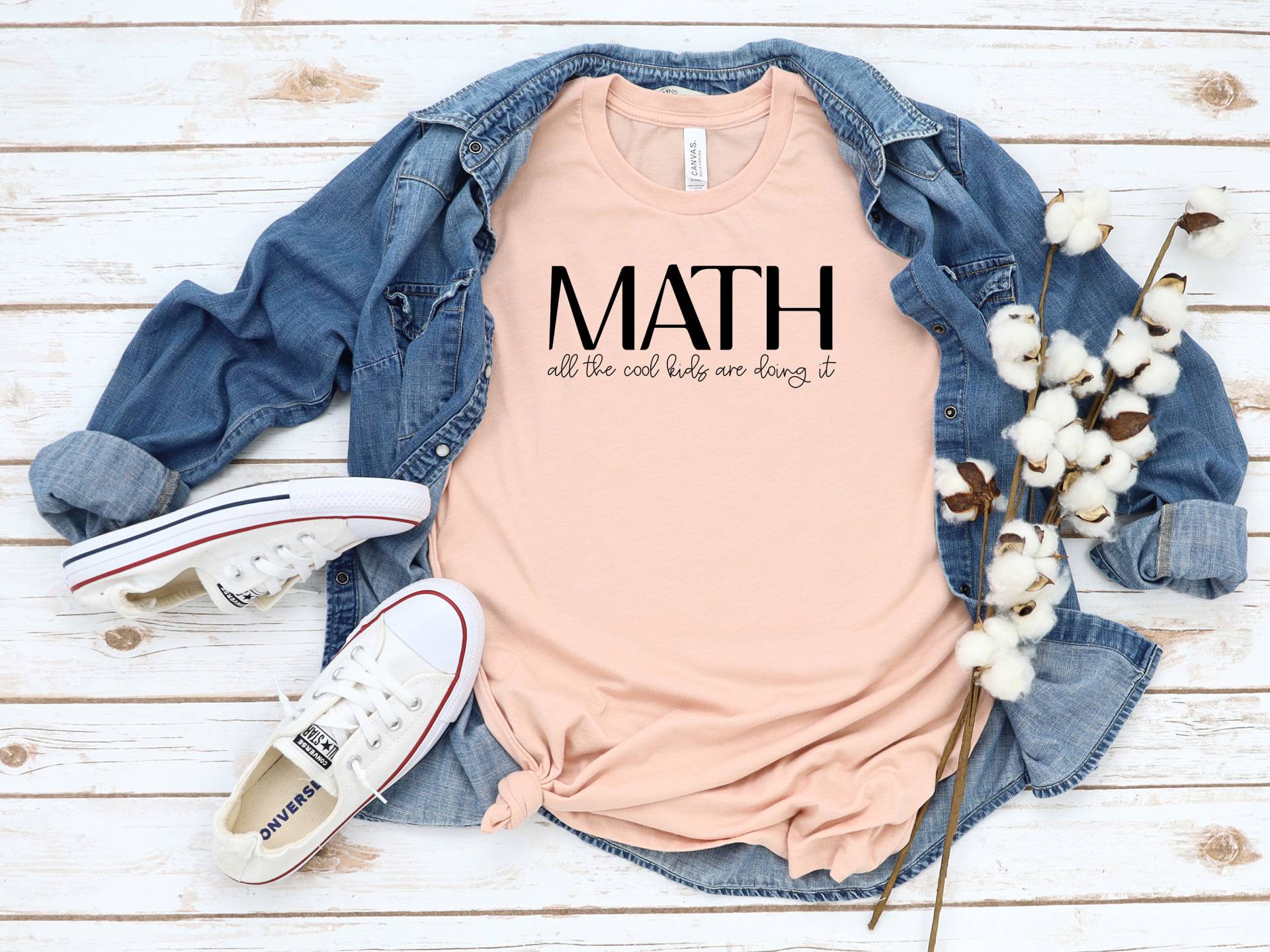 Math All The Cool Kids Are Doing It Shirt Lustiges Mathe Shirt, Pun Lehrer Geschenk von LavenderBluesMarket