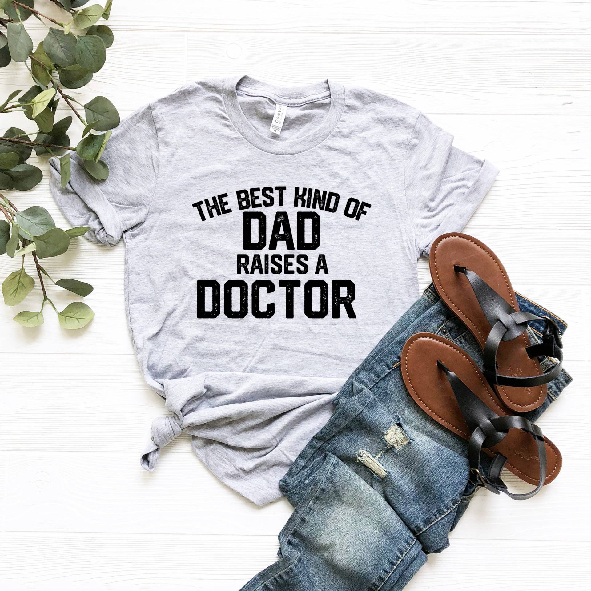 The Best Kind Of Dad Erhebt Ein Doktor T-Shirt Geschenk Für Doktorvater Vatertag Von Papa von LavenderBluesMarket