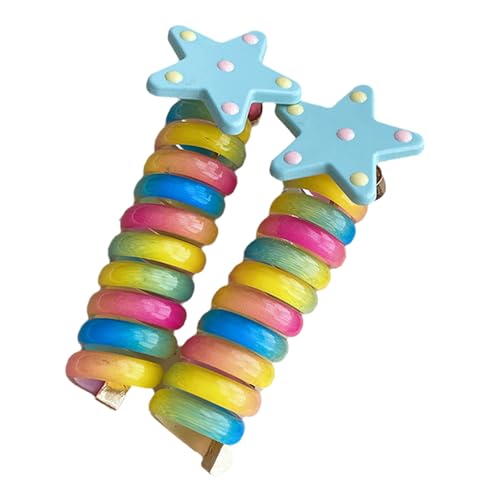 Regenbogensternhaarspulen Für Kleinkinder Gewickte Haarbänder Seilparty Haarzubehör Sanft Auf Den Haaren Regenbogensternhaarspulen Für Kleinkinder Gewickte Haarbänder Seilparty Haarzubehör Sanft Auf Den Haaren von Ldabrye