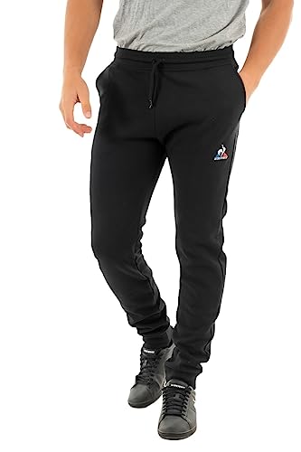 Le Coq Sportif Herren ESS Slim Pant Nr. 1 M Black Hose, Schwarz, M von Le Coq Sportif