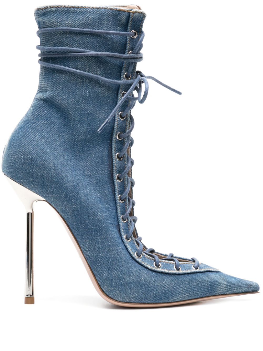 Le Silla Colette Stiefeletten, 120mm - Blau von Le Silla