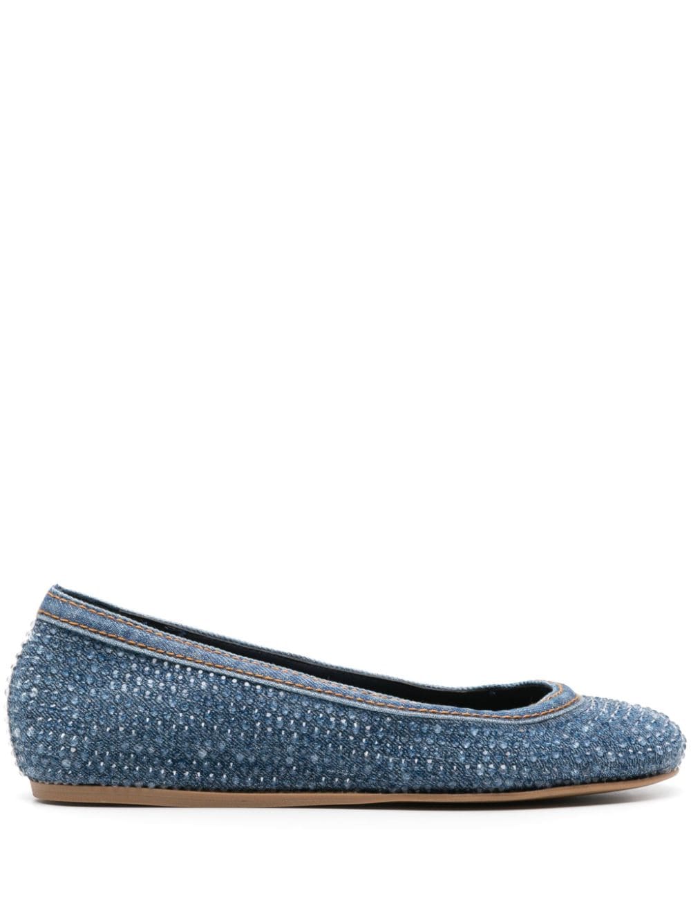 Le Silla Duchess Jeans-Ballerinas - Blau von Le Silla