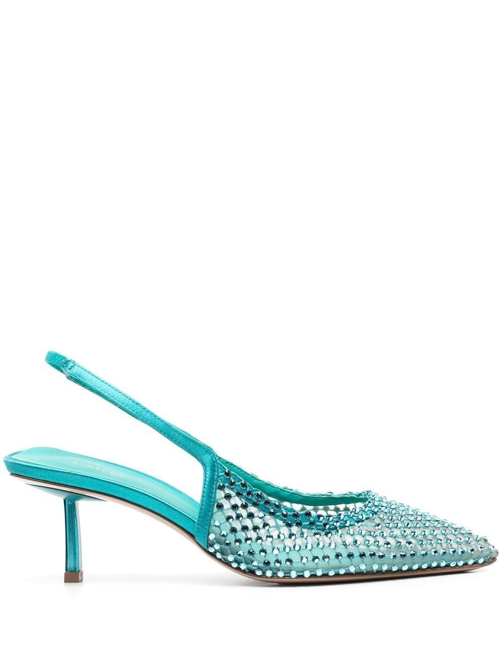 Le Silla Gilda Slingback-Pumps 70mm - Blau von Le Silla