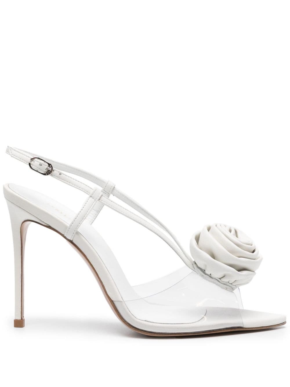 Le Silla Rose Sandalen 110mm - Weiß von Le Silla