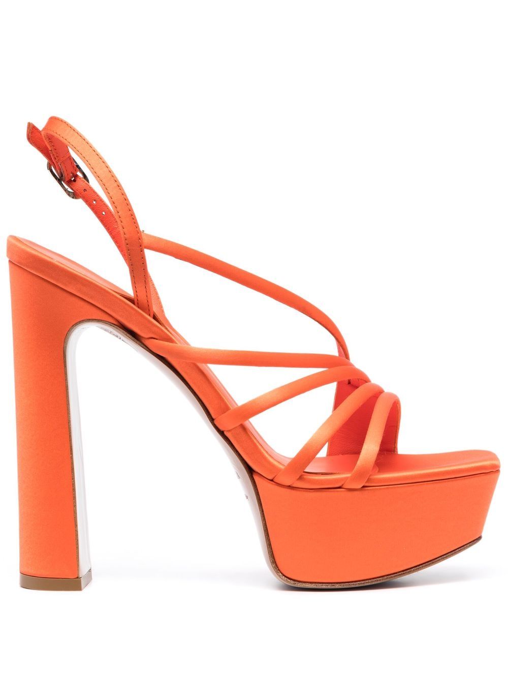 Le Silla Scarlet Plateau-Sandalen - Orange von Le Silla