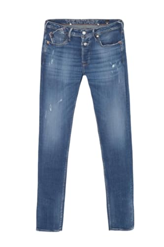 Basic 600/17 Adjusted Jeans Destroy Blau Nr. 3, blau, 30W von Le Temps des Cerises