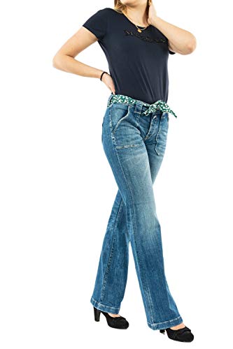 Le Temps des Cerises Damen Jeans Flare blau 27 von Le Temps des Cerises