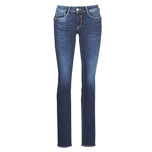 Le Temps des Cerises Damen Jfpulprewa235 Straight Jeans, Blau (Blue 3001), 40 (Herstellergröße: 32) von Le Temps des Cerises