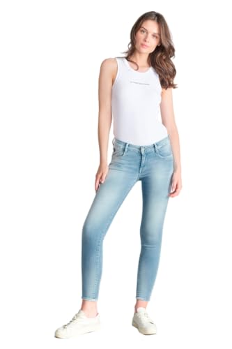 Le Temps des Cerises Eva Pulp Slim 7/8th Jeans, Blau, Nr. 5, Push Up, blau, 29W von Le Temps des Cerises