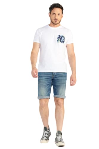 Le Temps des Cerises Laredo Shorts aus Jeans, mittelblau, blau, 33W von Le Temps des Cerises