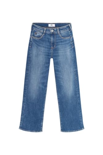 Le Temps des Cerises Pulp Regular Jeans mit hohem Bund 7/8, Blau Nr. 3, blau, 24W von Le Temps des Cerises