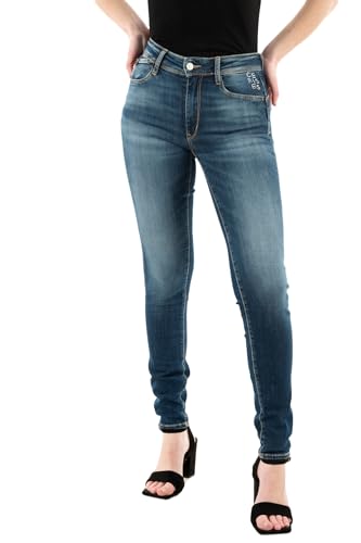 Le Temps des Cerises Zazi Pulp Slim Jeans mit hoher Taille, Blau Nr. 2, blau, 28W von Le Temps des Cerises