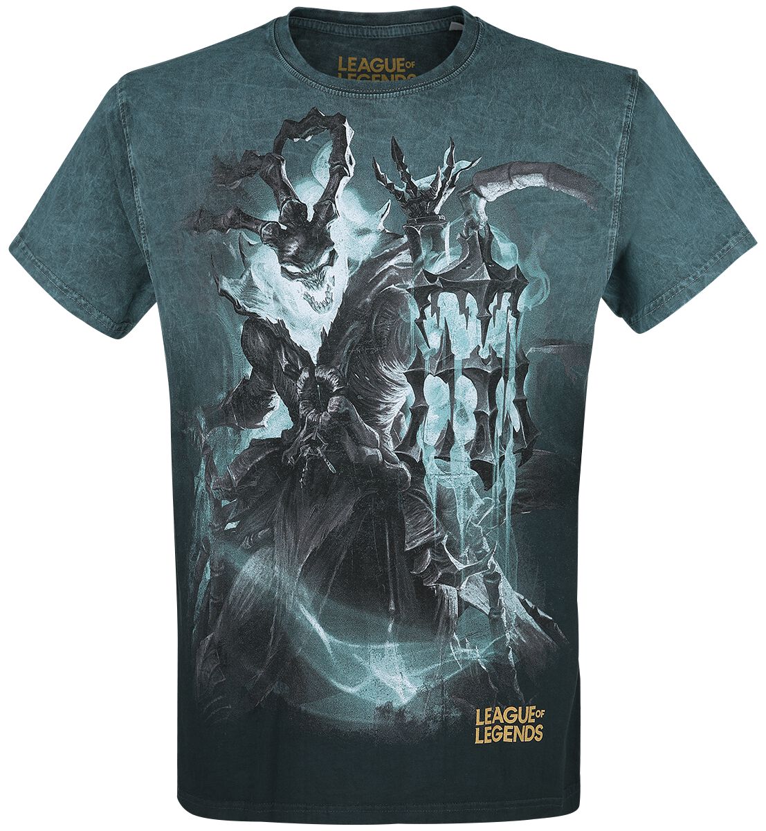League Of Legends - Gaming T-Shirt - Thresh - M bis XXL - für Männer - Größe L - blau  - EMP exklusives Merchandise! von League Of Legends