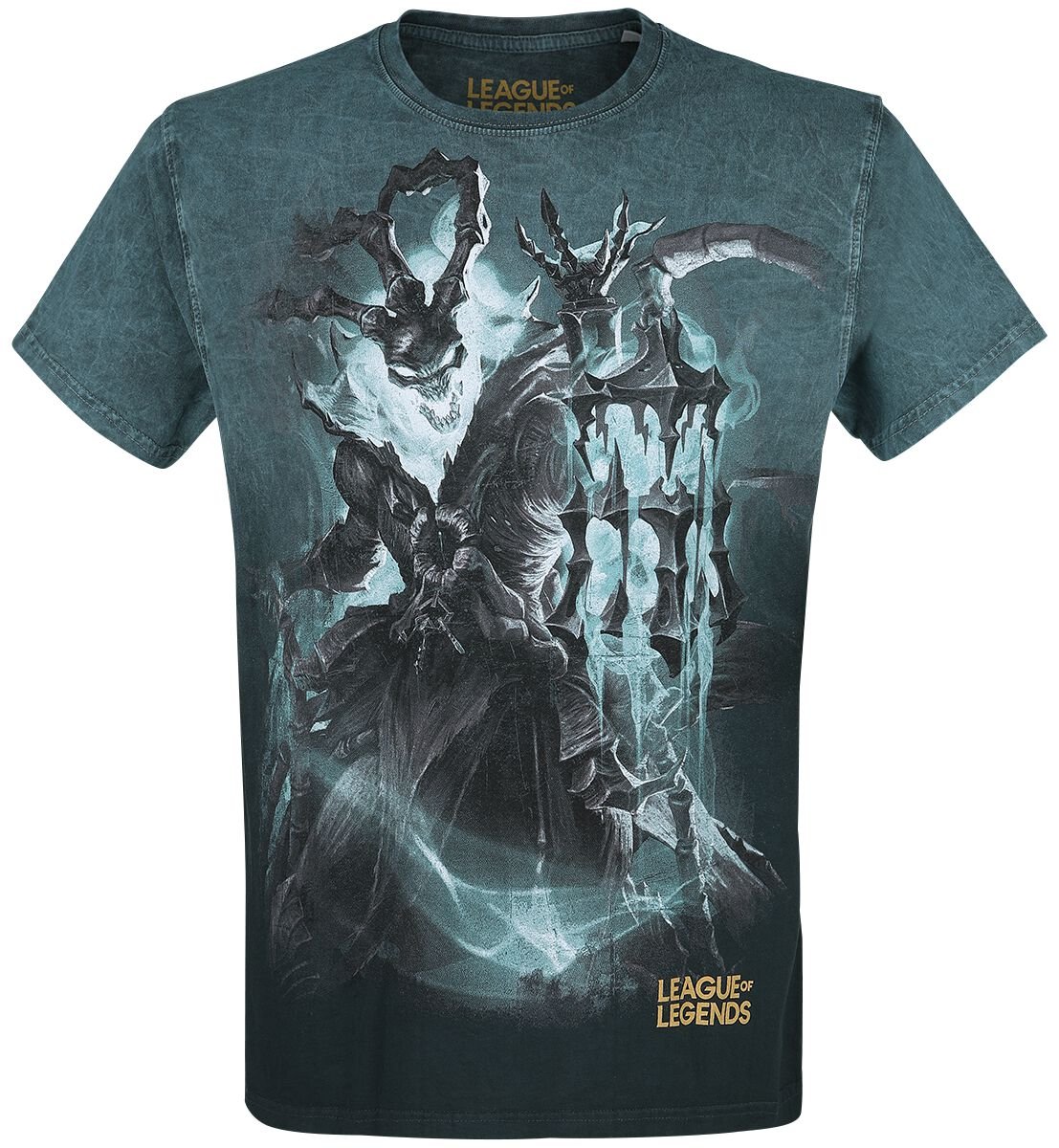 League Of Legends - Gaming T-Shirt - Thresh - M bis XXL - für Männer - Größe M - blau  - EMP exklusives Merchandise! von League Of Legends