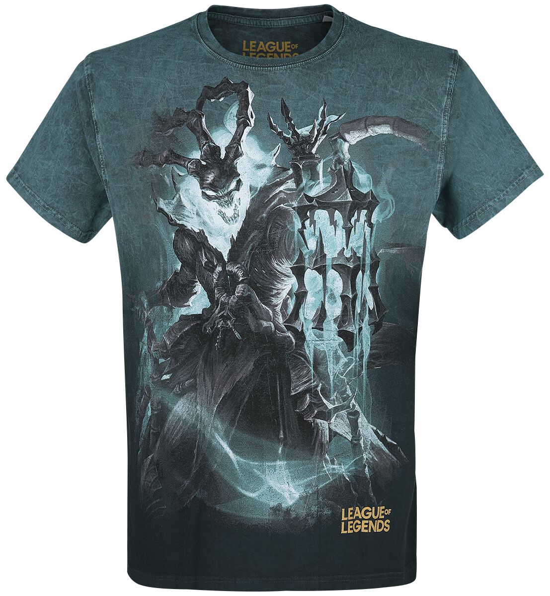 League Of Legends - Gaming T-Shirt - Thresh - M bis XXL - für Männer - Größe XXL - blau  - EMP exklusives Merchandise! von League Of Legends