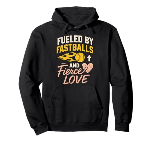 Softball-Pitcher Mama, stolze Eltern, Fastpitch-Spieltag, Humor Pullover Hoodie Softball-Pitcher Mama, stolze Eltern, Fastpitch-Spieltag, Humor Pullover Hoodie von League Parent Sports Mom Fastpitch Game Day Crew
