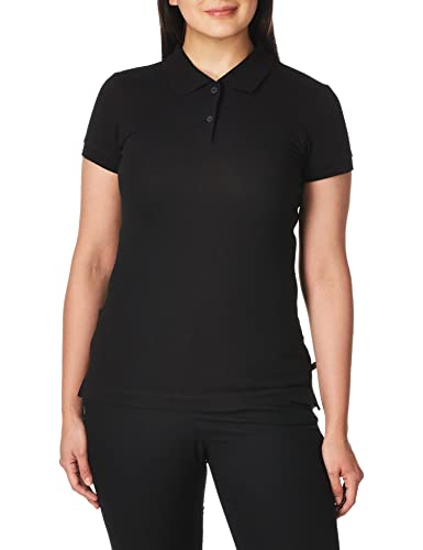 Lee Damen Poloshirt aus Stretch-Piqué Polohemd, Schwarz, Klein Lee Damen Poloshirt aus Stretch-Piqué Polohemd, Schwarz, Klein von Lee