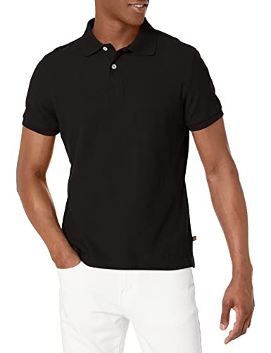Lee Herren Kurzärmeliges Poloshirt mit moderner Passform Polohemd, Schwarz, 50-52 von Lee