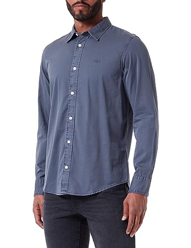 Lee Herren Patch Shirt, Grau, L EU von Lee