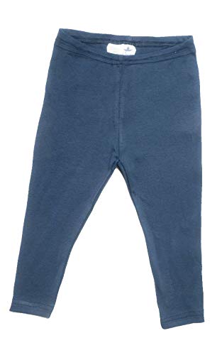 Leela Cotton Baby Kinder Leggings Bio-Baumwolle Leggingslang Mädchen Jungen 2051 Gr: 74 bis 116 (98/104, Indigo) von Leela Cotton