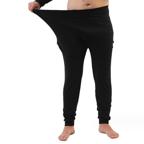 Left Girl 9XL Plus Size Herren Herbst Winter Reine Baumwolle Thermounterwäsche Thermohose Herren Lange Unterhosen Stretchbund,Schwarz,5XL Left Girl 9XL Plus Size Herren Herbst Winter Reine Baumwolle Thermounterwäsche Thermohose Herren Lange Unterhosen Stretchbund,Schwarz,5XL von Left Girl
