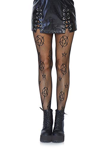 Leg Avenue Damen Occult Net Strumpfhose, black, One Size von LEG AVENUE