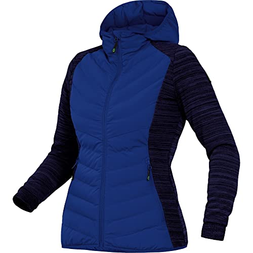 Leibwächter Damen Hybridjacke Winterjacke Übergangsjacke Jacke Casual Line mit Kapuze (48, kornblau) von Leibwächter