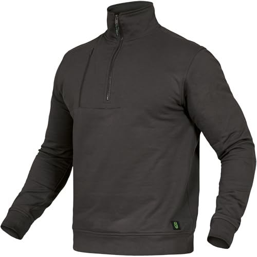 Leibwächter Flex-Line Arbeits Troyer Herren Arbeitspullover mit Reißverschluss – Anthrazit – Gr. XXL – Half Zip Pullover mit Stehkragen – Baumwolle/Polyester 290g/m² Leibwächter Flex-Line Arbeits Troyer Herren Arbeitspullover mit Reißverschluss – Anthrazit – Gr. XXL – Half Zip Pullover mit Stehkragen – Baumwolle/Polyester 290g/m² von Leibwächter