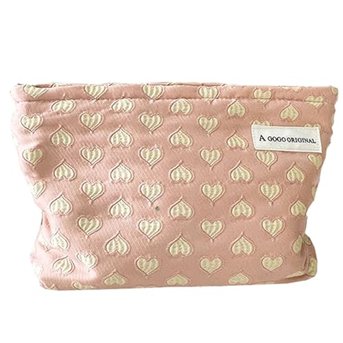 Leisofter Make-up Tasche, große Kapazität kosmetische Tasche Floral Make-up Tasche, Reisetasche Make-up Geldbörse Toiletten Aufbewahrungstasche für Damen von Leisofter